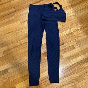 Navy Workout Set for Tall Girls! Small/reg bra, med/tall bottom!